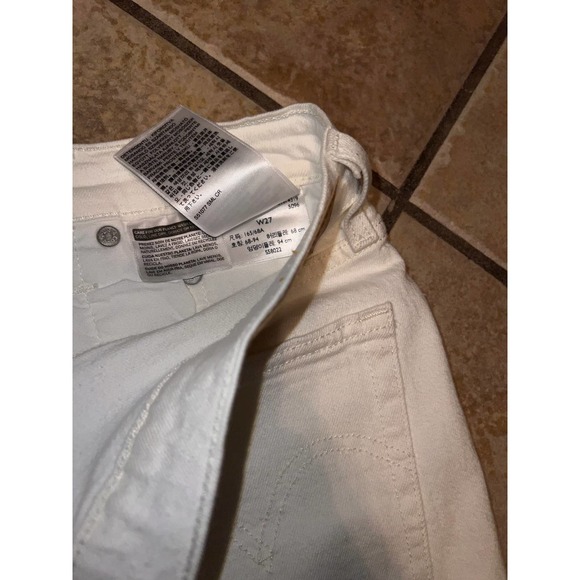 Levi’s 501 White Jean Shorts Size 27 - Picture 3 of 3